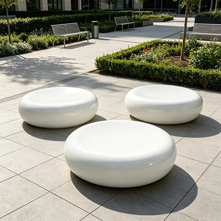 Komersyal na FRP Pebble Bench