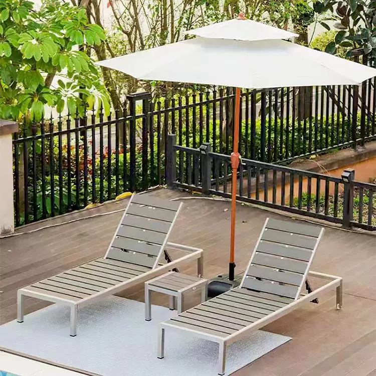 Komersyal na Outdoor Sun Lounger para sa Hotel at Resort