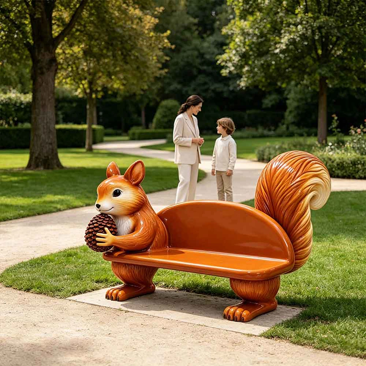 Custom na FRP Squirrel Bench